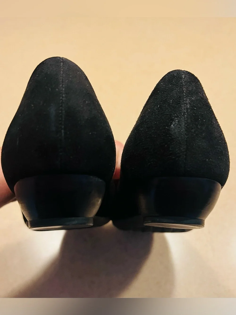 Geox “Respira” Black Suede Bow Ballet Flats size 7.5(38 euro)